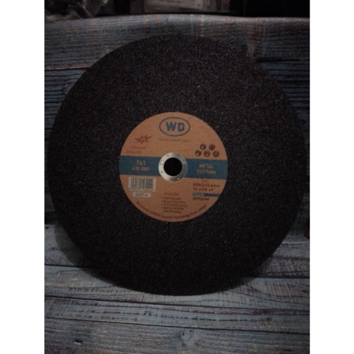 WD cutting wheels kating batu potong besi 14 untuk mesin cut off 14