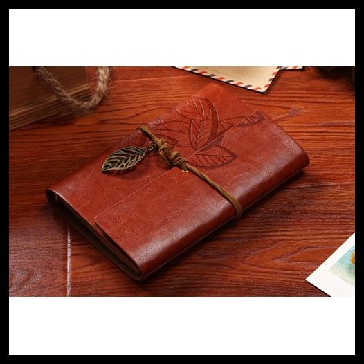 

Binder Kulit Model Retro Klasik Buku Catatan Diary Agenda Bonus Kertas