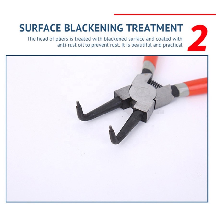 VOM Transformer 4 Pcs Circlip Pliers Set Tang Snap Ring 0495