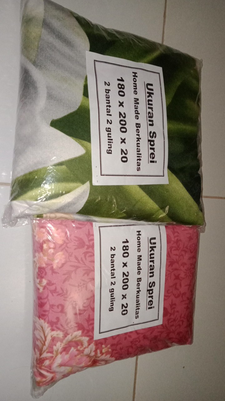 Sprei Homemade Motif Chat Dulu