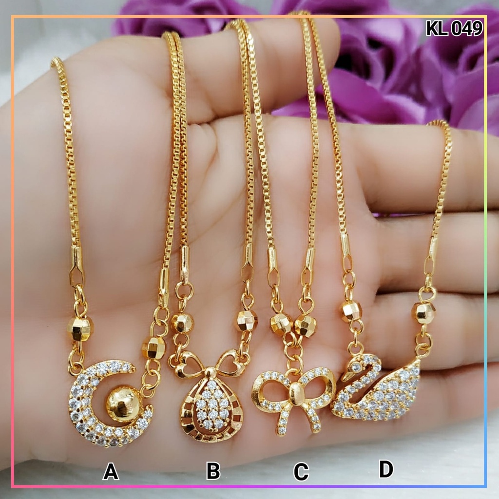 Kalung xuping kalung dewasa koye angsa mewah perhiasan lapis emas gold KL 049