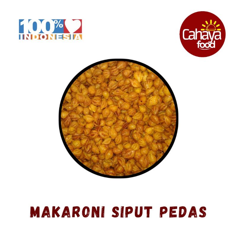 

Snack makaroni siput hot ¼kg plastik kotak