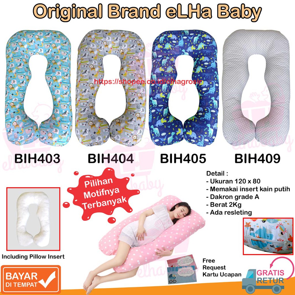 PROMO Maternity Pillow Murah Kebutuhan Ibu Hamil Bantal Hamil Karakter Bantal Ibu Hamil Lucu