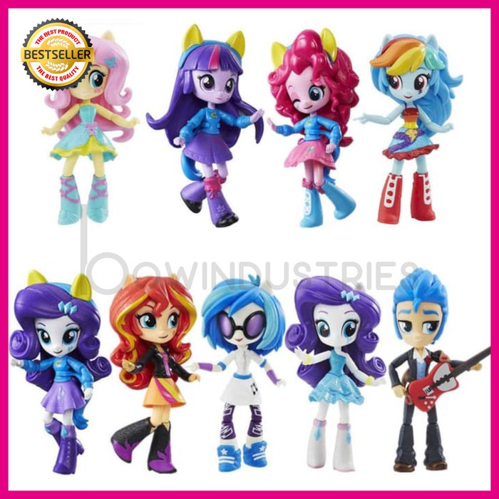 Set Mainan Anak Action Figure My Little Pony Equestria Girls Pajangan