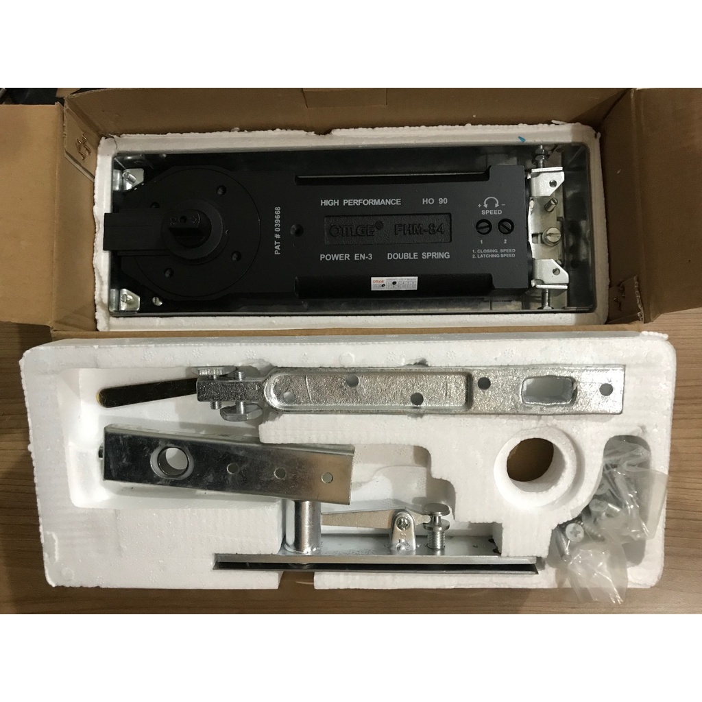 Floor Hinge Spring Door Hinge OMGE FHM 84 Power 3 Engsel Pintu Lantai Tanam Lebar Kaca Kayu OMGE