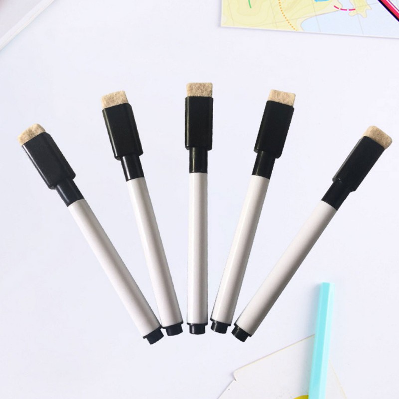 CRE  10 Pcs Whiteboard Pen Erasable Marker Office School Stationery Supplies