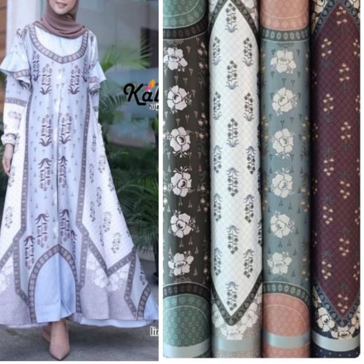 Terbaru  Bahan Kain Diorsilka Rafles /copy wearingklambyi / kain silk meteran murah / gamis seragam 