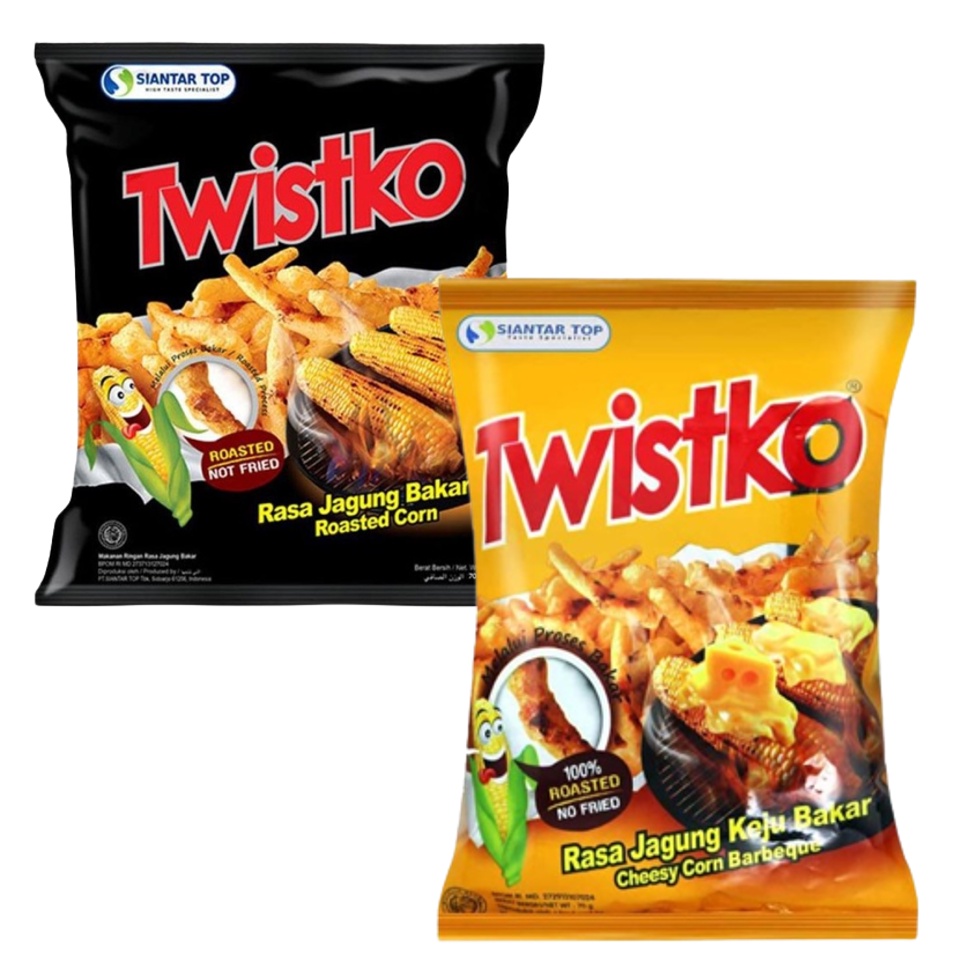 

Siantar Top Twistko Snack Jagung Bakar 80g