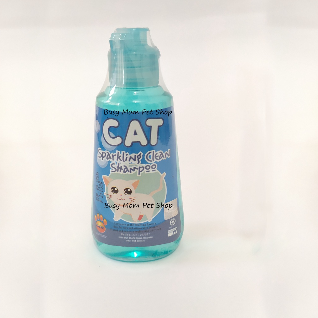 Sparkling Clean Cat Shampoo Kucing Wangi Parfum Shampo 2 in 1 dengan Kondisioner 150ml 150 ml