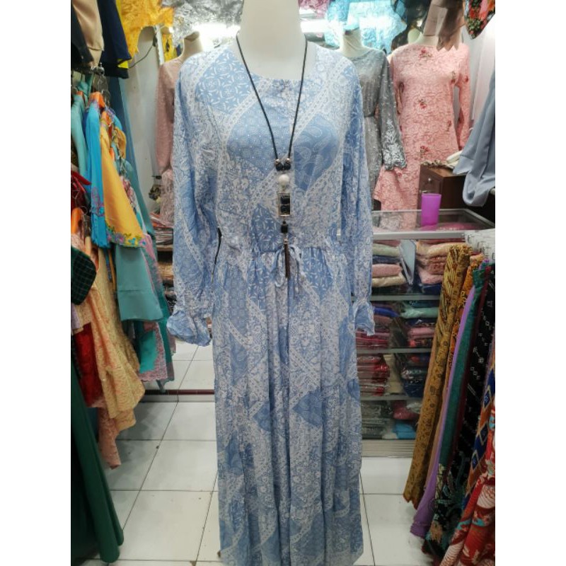 Gamis katun rayon premium