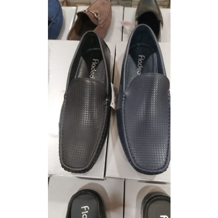 FLADEO sepatu mocasin pria