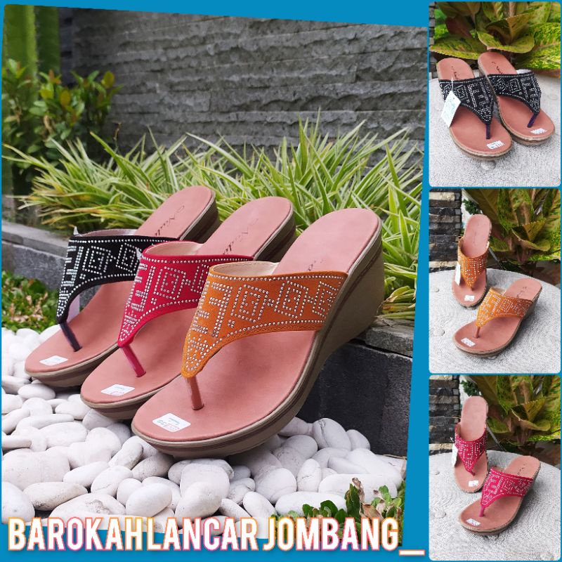 SANDAL WEDGES WANITA JAPIT ANDIN SR 01 SIZE 37-40