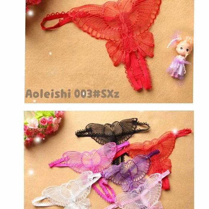 Celana dalam wanita g string seksi SS14 - Putih