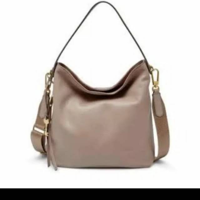 Tas fossil maya hobo light taupe Original bag