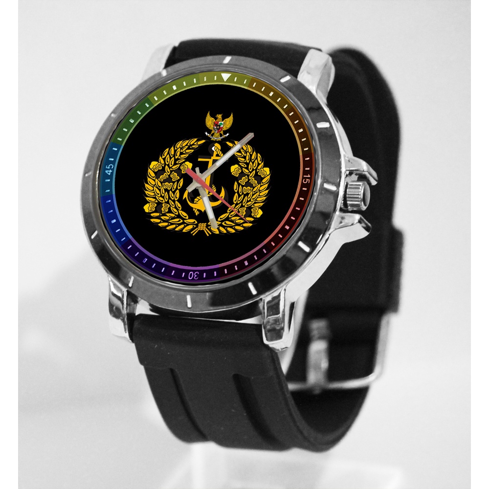 [Riashop] Jam Tangan TNI-AL | Jam Tangan Rubber TNI-AL | Jam Tangan Pria TNI-AL