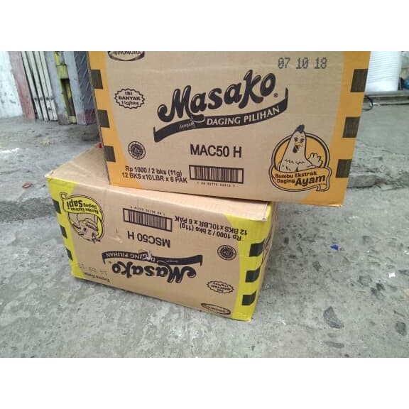 

Masako Ayam | Sapi 11 gram {6 pack X 120 sachet}KARTON