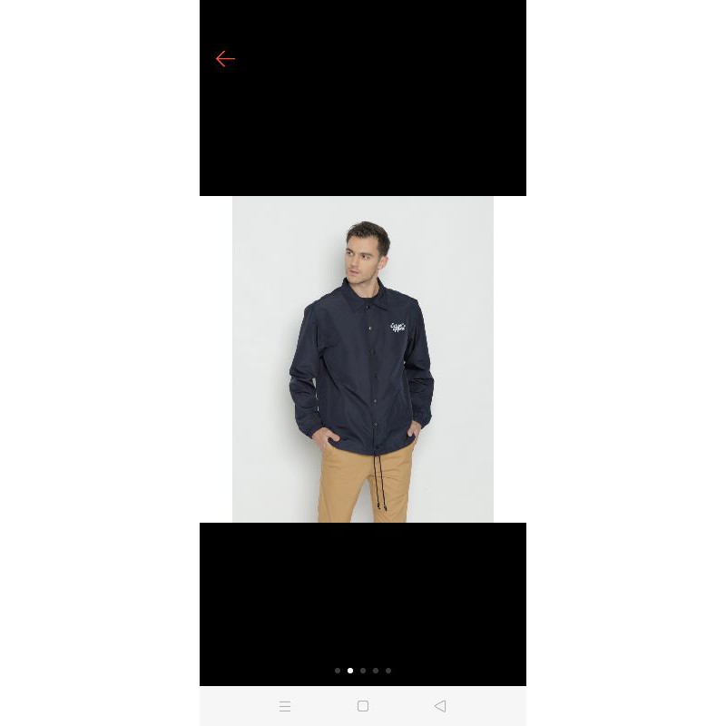 Erigo Coach Jacket Nippon Nonatsu Navy