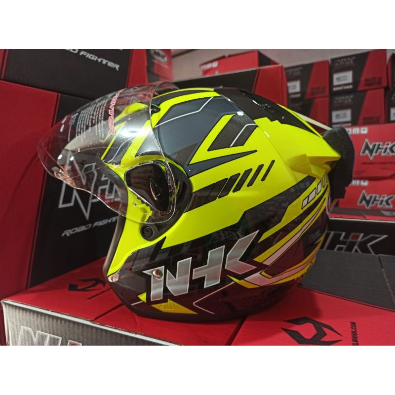HELM NHK R6 PATROL MOTIP BARU NEWS HALFACE NHK