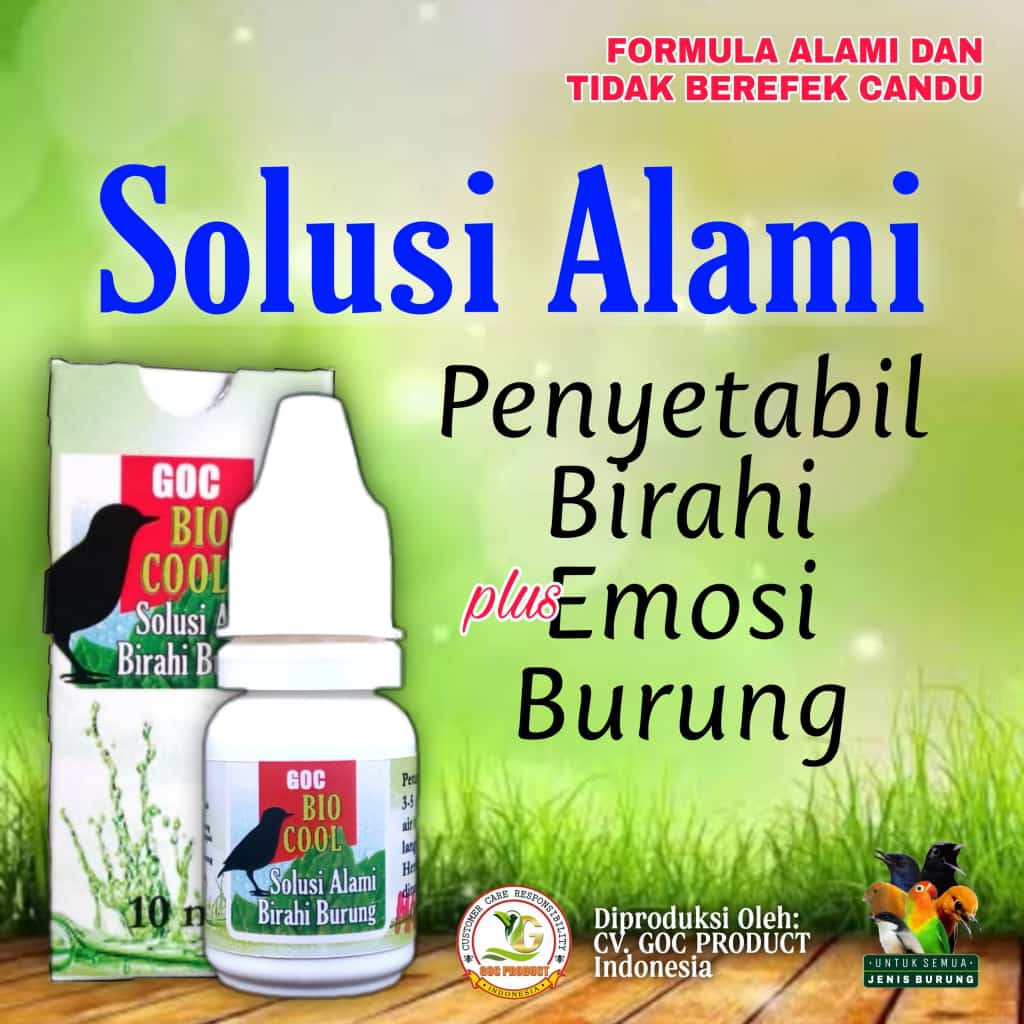 BIO COOL vitamin penurun birahi burung