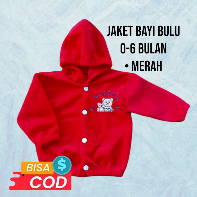 jaket bayi bulu 0_6 bulan