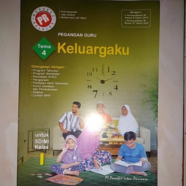 

PR PG Tematik kelas 1, Tema 4 HVS