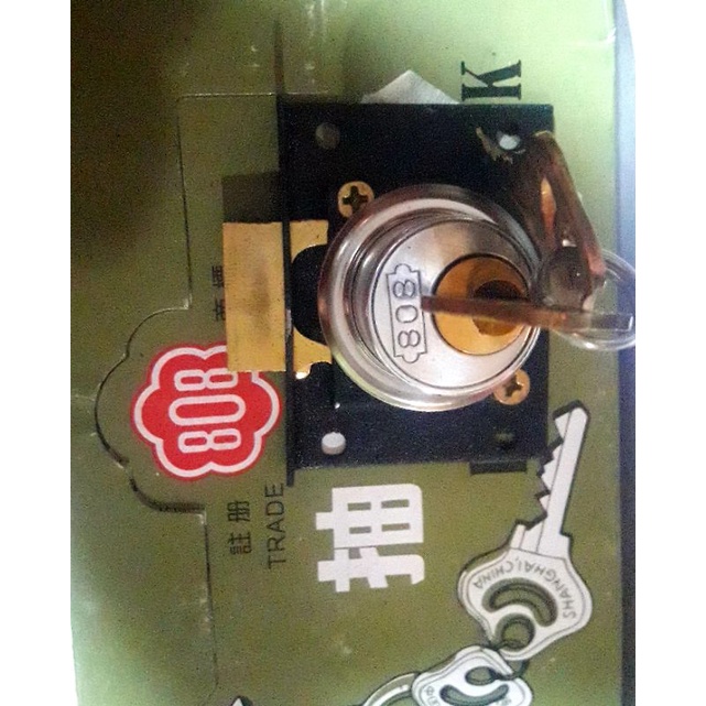 kunci laci 808 asli / kunci lemari besar  22mm
