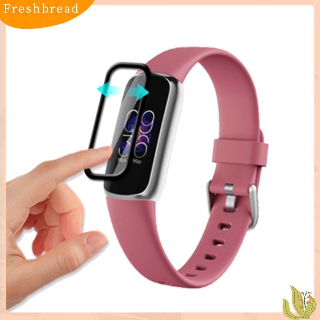 Terlaris 2Pcs Protective Film Anti-scratch High Definition Resilient Smart Watch Full Coverage Screen Film Cover for Fitbit-Luxe