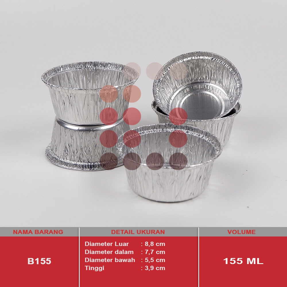 ALUMUNIUM FOIL CUP B155