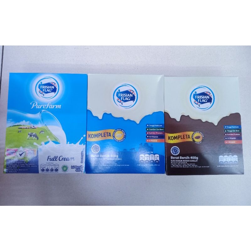 

Bendera kompleta box 400gr vanila/coklat/full cream