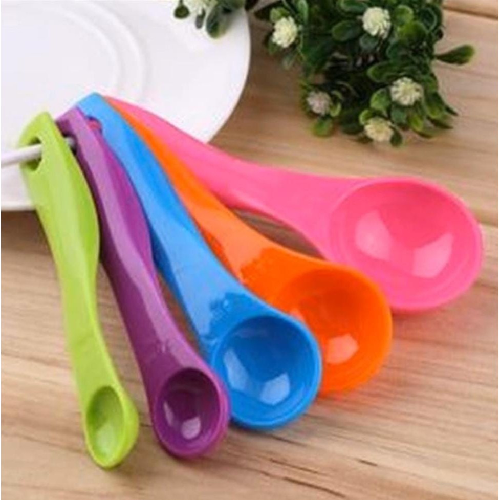 SENDOK TAKAR 5 IN 1 SET MEASURING CUP 8 in 1 akurasi bumbu sendok pupuk plastic spoons