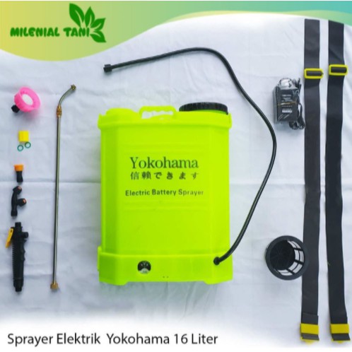 Sprayer Elektrik Yokohama Alat Semprot Hama Otomatis 16 Liter