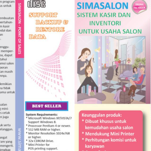 SIMASALON software kasir untuk usaha salon