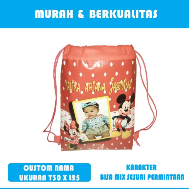 

Tas ultah TERLARIS karakte model gendong