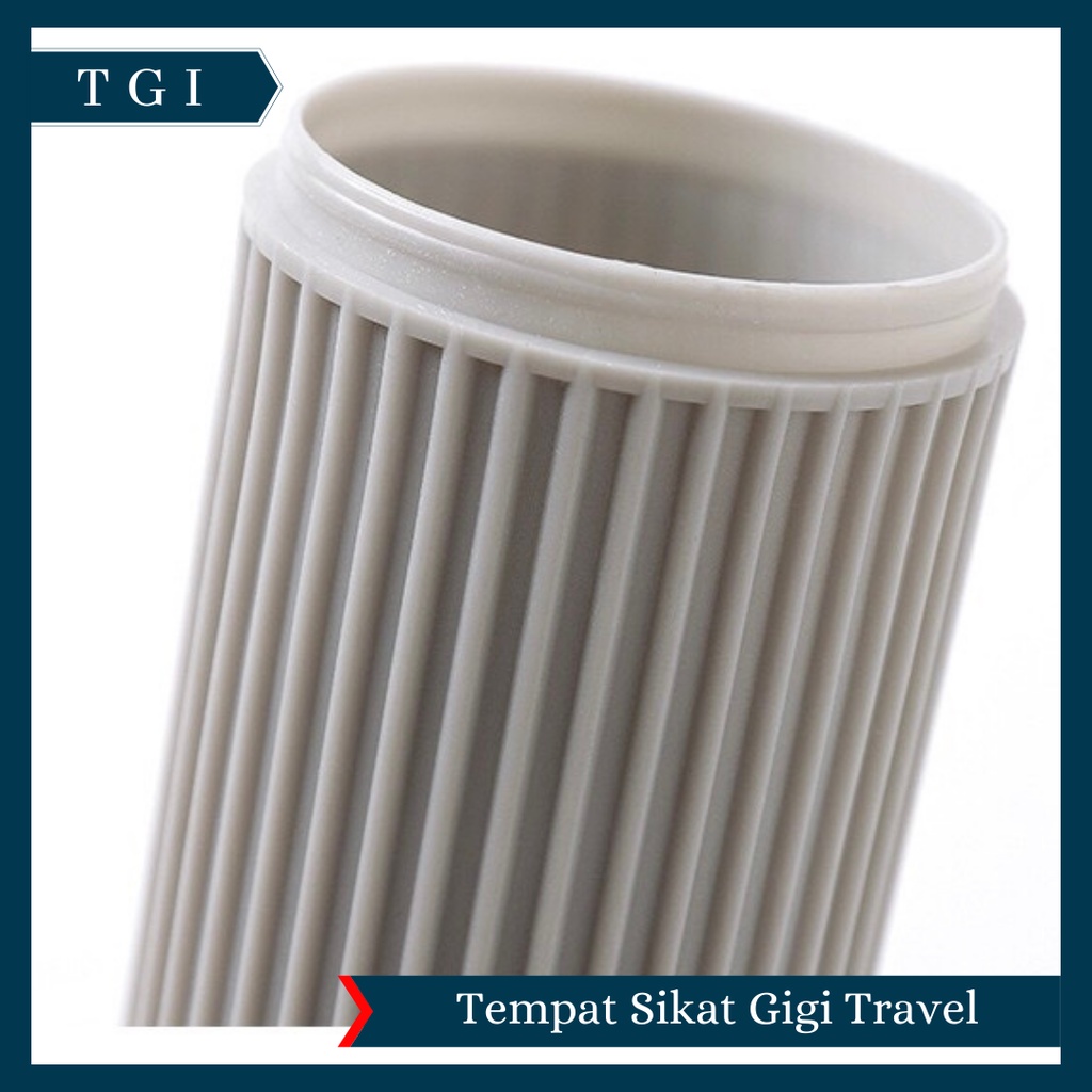 TGI - KOTAK SIKAT GIGI ODOL TRAVEL PORTABLE | TEMPAT SIKAT GIGI TRAVEL TABUNG PASTA ODOL POLOS TRAVELING TEMPAT SERBAGUNA | BIG TOOTHBRUSH CASE