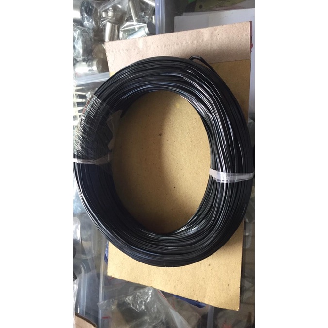 

%$%$%$%$] Tali Twist tie wire kawat ikat pengikat tali kabel (hitam)