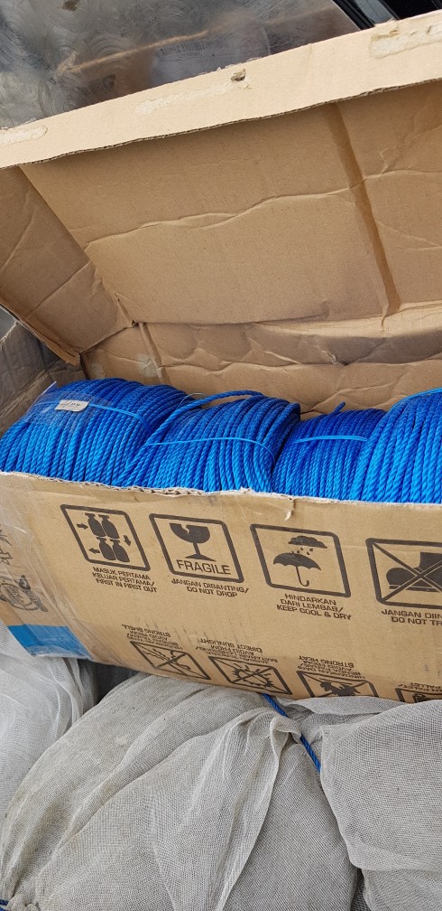 Tali Tambang 4 Mm / Tali Tampar 4mm / Tampar Ikat Barang 1 Roll Tali Jemuran Tali Tampar Plastik