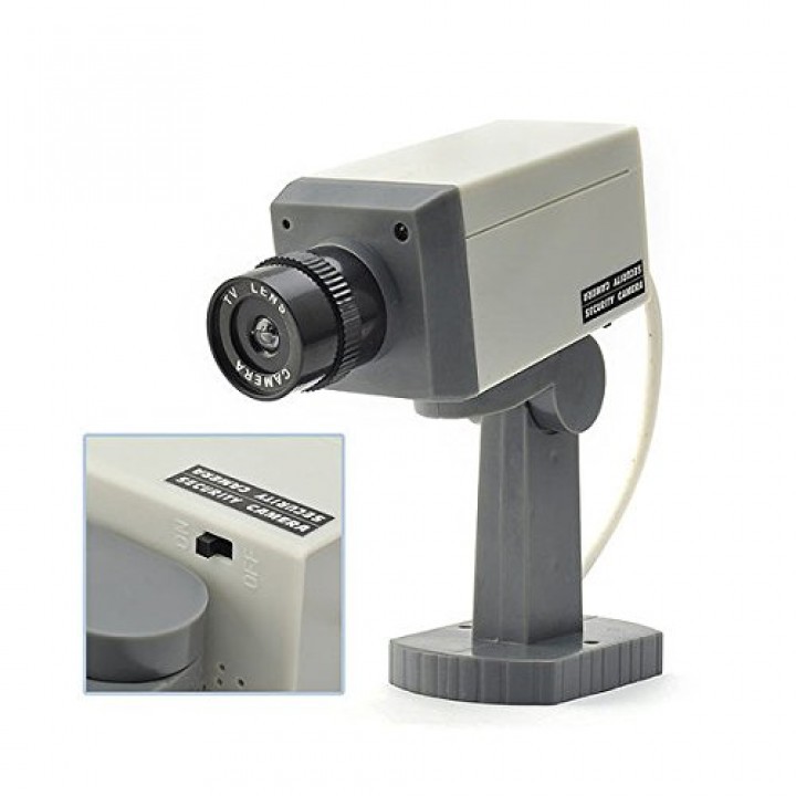 Fake Dummy Surveillance CCTV Camera with Motion Sensor