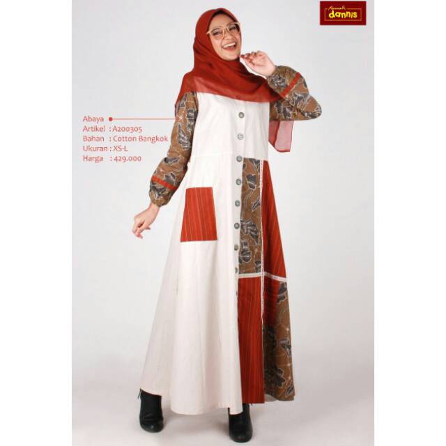 PROMO BAJU DANNIS PEREMPUAN ABAYA GAMIS DANNIS