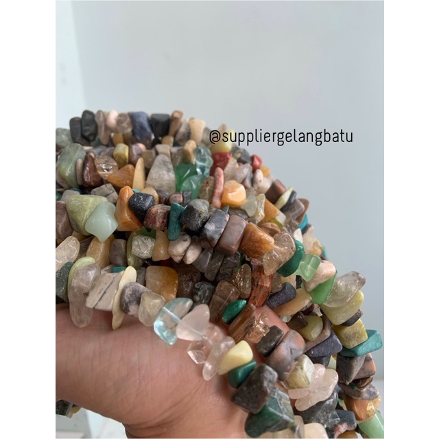 KERIKIL BESAR Batu alam batu campur 2cm mix stone natural bongkahan