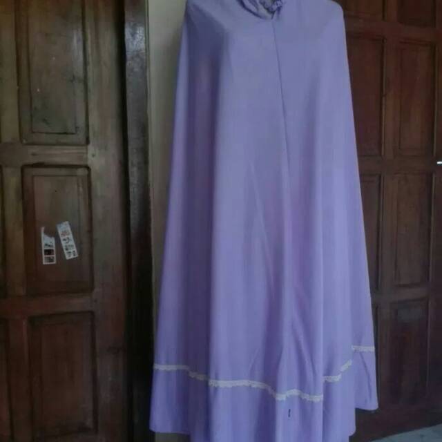 Mukena dewasa  kaos renda turki