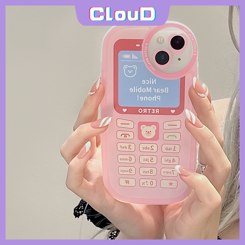 NOKIA Soft Case TPU Motif Kartun Beruang Untuk Realme C31 C35 C25Y C15 C21Y C12 C25 C25s Realme 5 8i 6i 5i 9i 7i 6 5s 8 8pro 6s 7 C11 C20 C21A