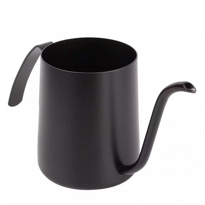 HITAM Teko leher angsa 350ml gooseneck pour over kettle Stainless