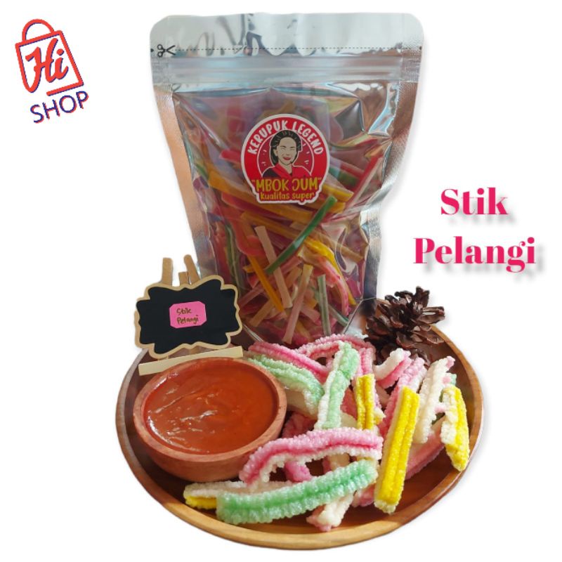 

Kerupuk Mentah Kerupuk Stik Pelangi Krupuk Rainbow Kering Kualitas Premium