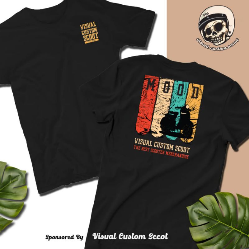 T-SHIRT VISUAL CUSTOM SCOOT ART 4