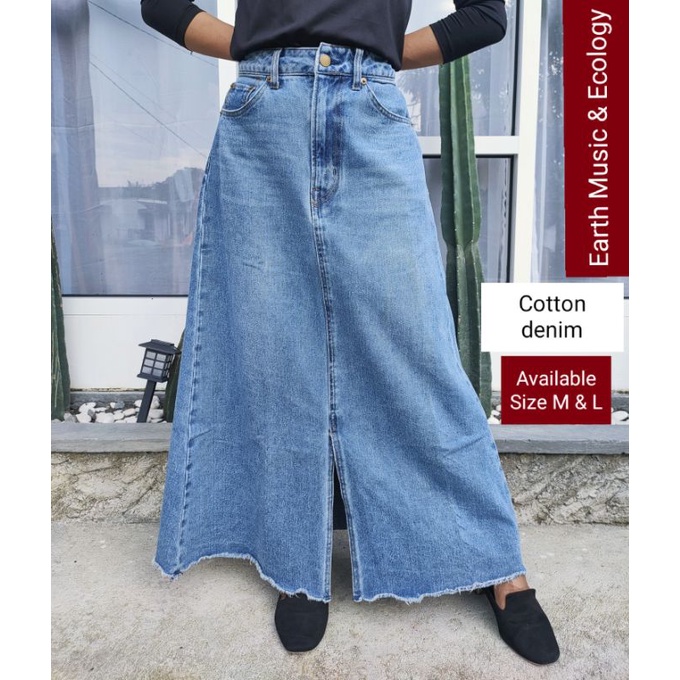 Rok Cotton Denim Premium Earth Music & Ecology sintaclosetco