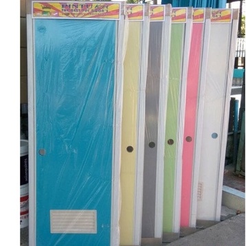 pintu kamar mandi polos pvc