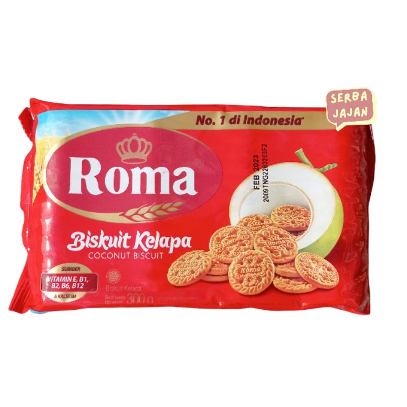 

ROMA KELAPA COCONUT BISCUIT 300gr