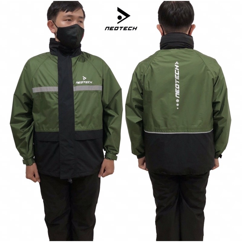 JAS HUJAN NEOTECH SETELAH ATAS BAWAH HIJAU ARMY // BUKAN AXIO