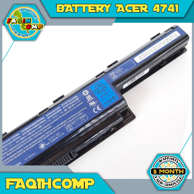 Baterai Original Acer Aspire 4738 4738Z 4739 4741 4743 4349 4750 4750G 4750Z 4752 4752G 4755 4755G