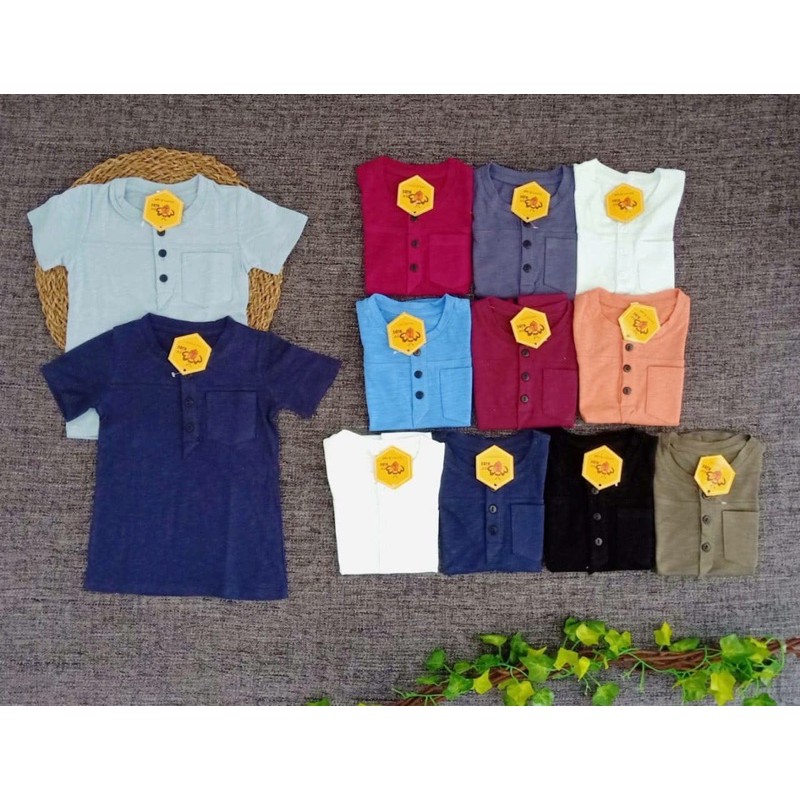 kaos tee my bee polo tee mybee bisa untuk anak laki atau perempuan 1-6 tahun